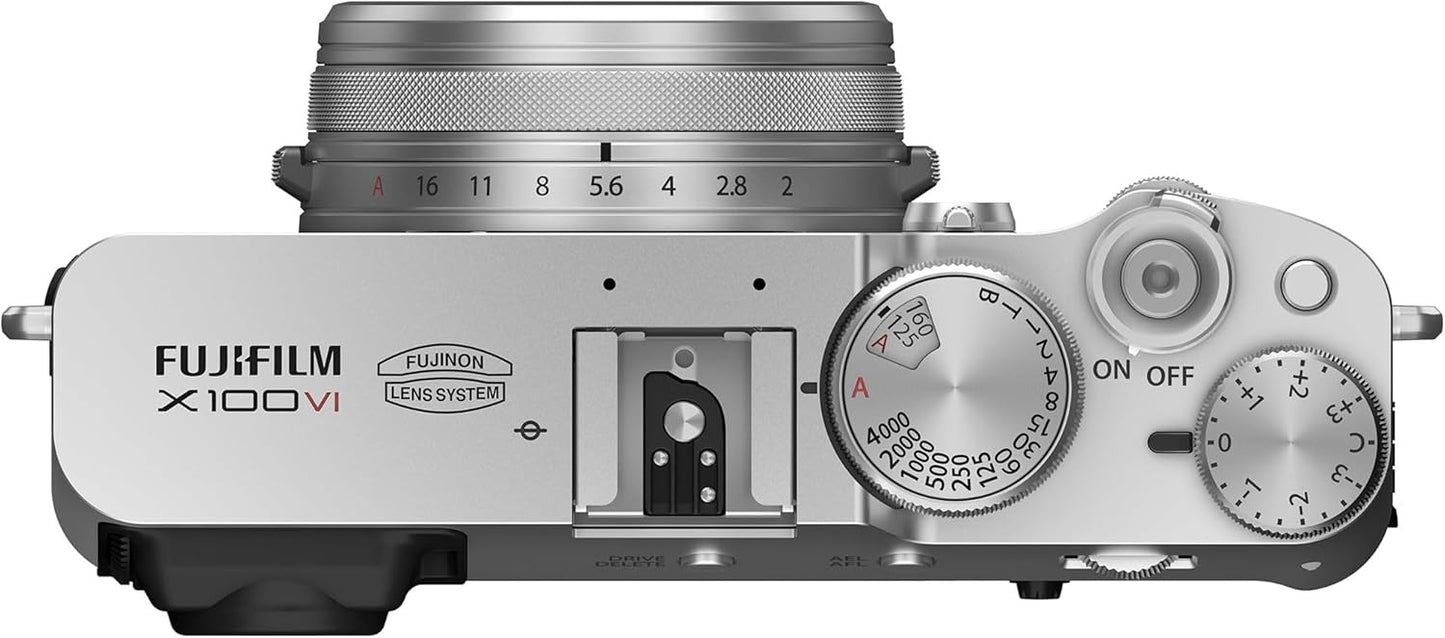 FUJIFILM X100VI 40.2MP Digital Camera Silver NEW