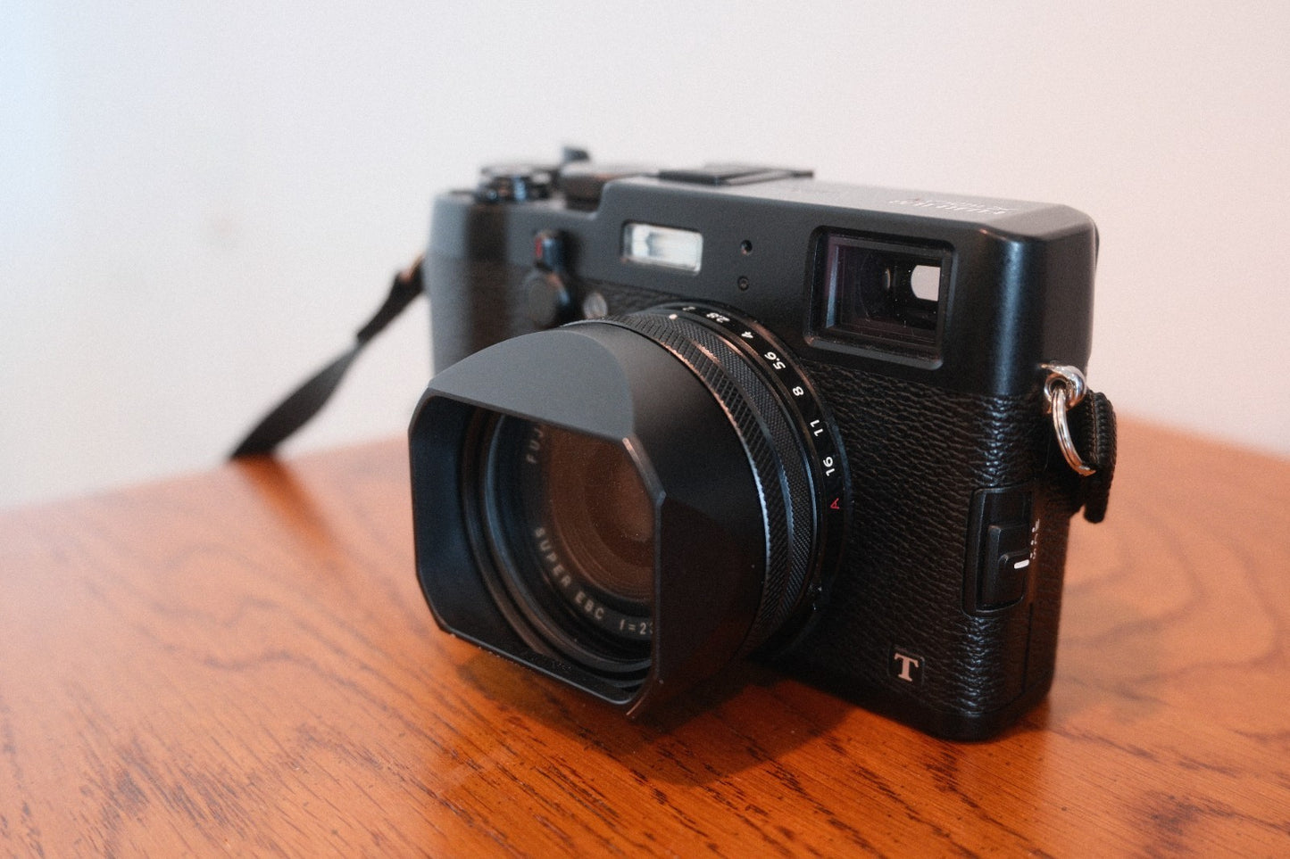 Fujifilm X100T Camera (Glimmerglass 1, Hoage Hood, Thumb Grip Included!)