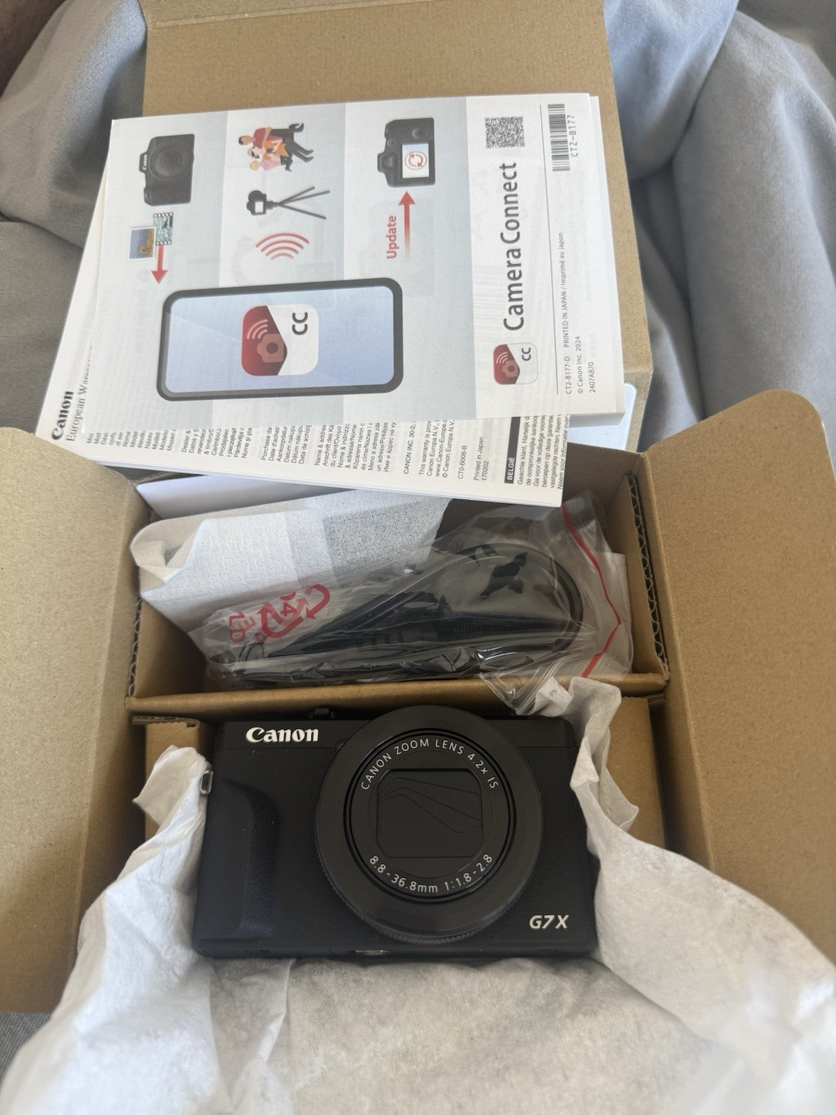Canon PowerShot G7 X mark III Compact Camera Black 20.2MP 4.2x Zoom Wi-Fi