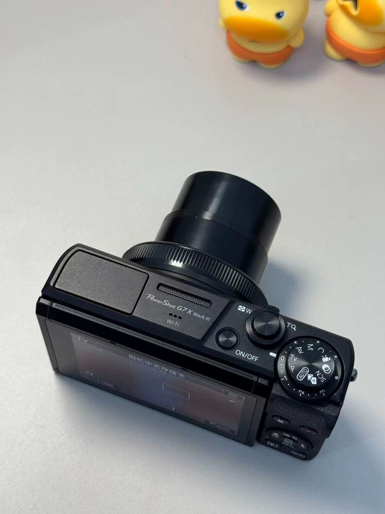 Canon PowerShot G7X Mark III 20.2MP 4K Digital Camera 4.2x Zoom Black-95%new