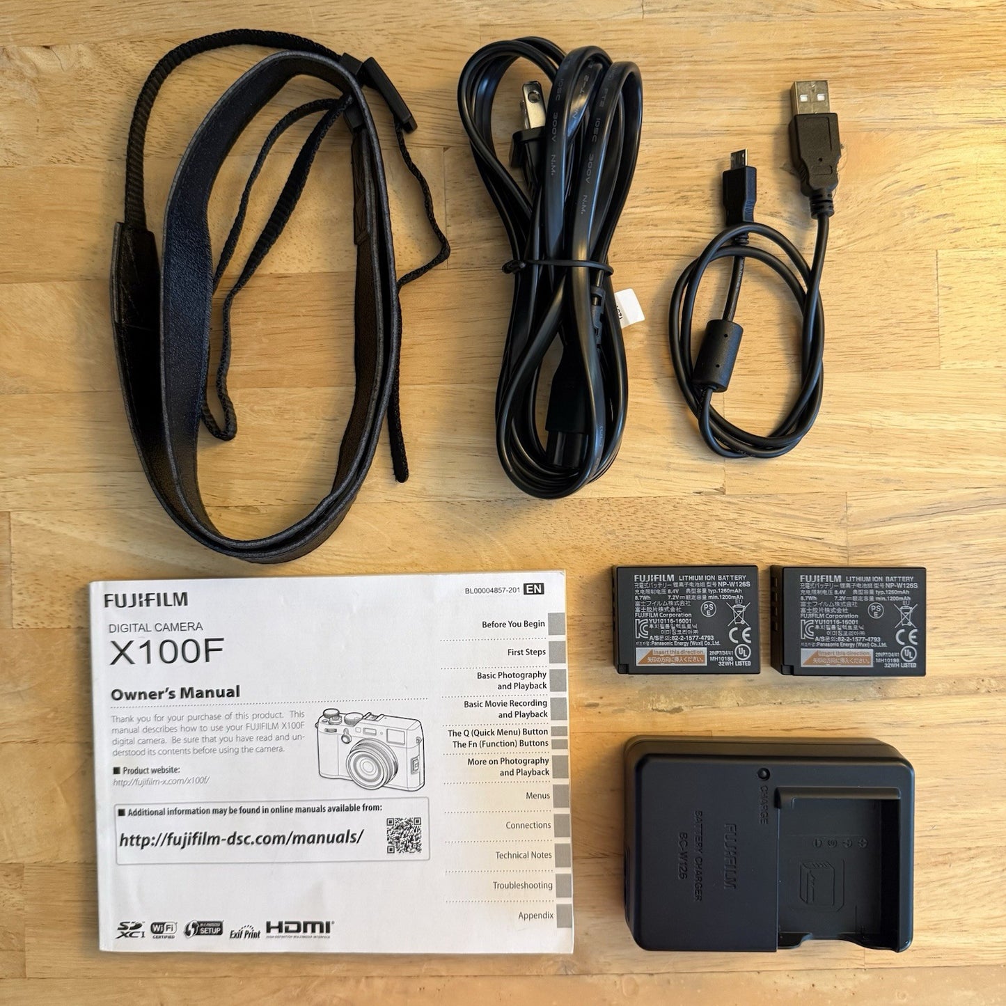 Fujifilm X100F 24.3 MP Black APS-C Digital Camera w/23mm f2 Lens 73W03054 +More