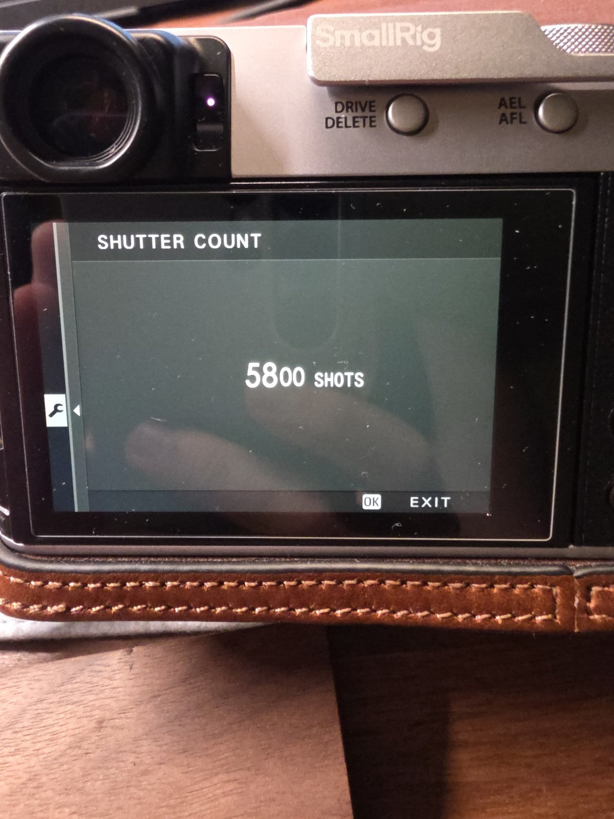 fujfilm x100vi Silver 5800 shutters