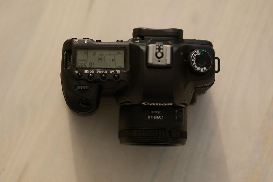 Canon EOS 5D Mark II DslrR with Canon EF 50mm f/1.8 STM Lens